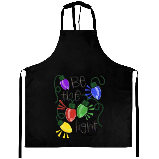 Be The Light Christmas Aprons