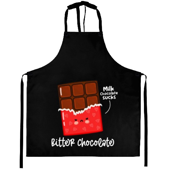 Milk Chocolate Sucks Bitter Chocolate Aprons