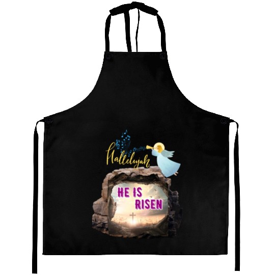 He Is Risen- Hallelujah Aprons