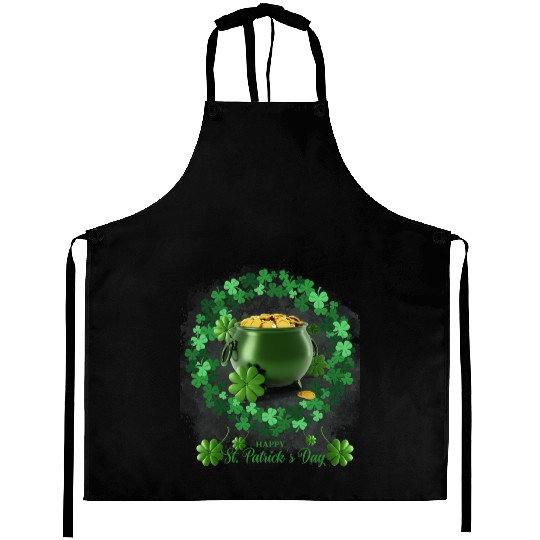 Irish Shamrock St Patrick's Day Cool Aprons