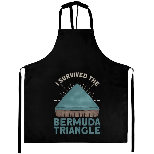 I Survived The Bermuda Triangle Bermuda Triangle Aprons