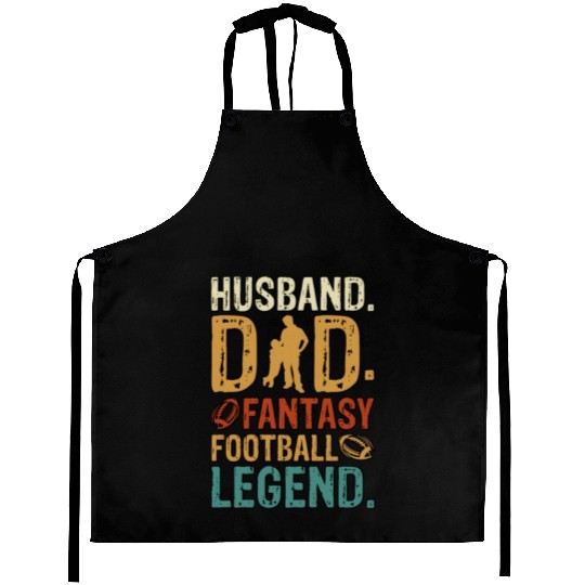 Husband Dad Fantasy Father's Day Fantasy Football Aprons