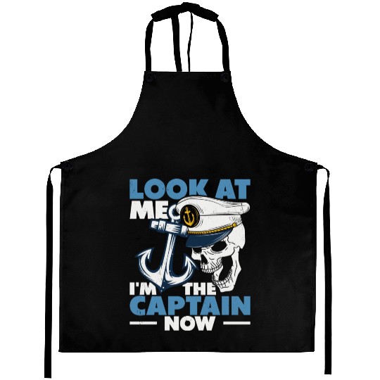Captain Boat Lovers Fishermen Sailing Boating Aprons