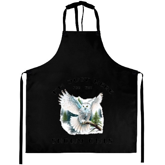 I'm Just Here for the Snow Owls - Birdwatching Aprons