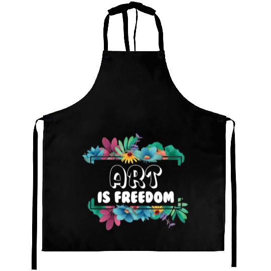 Art Is Freedom World History Art Day April 15 Aprons