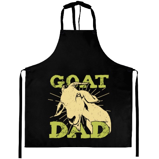 Goat Dad Farming Farmer Gift Aprons