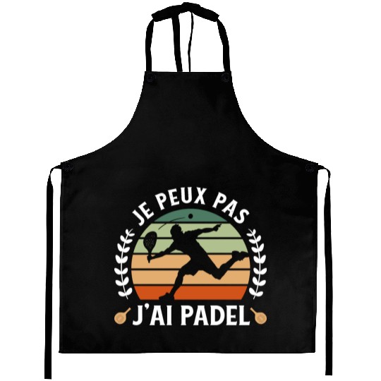 paddle tennis player Aprons