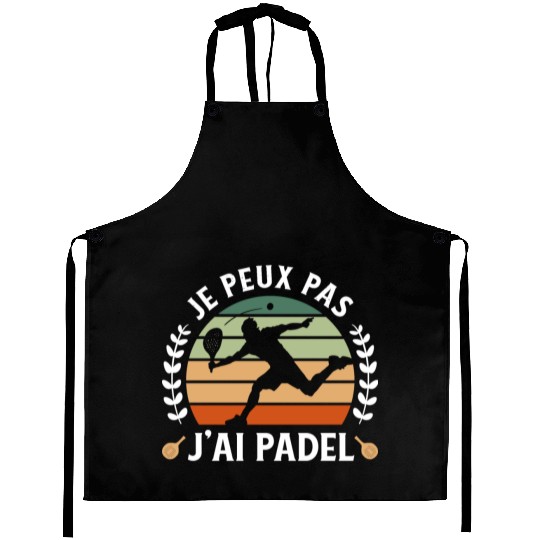 paddle tennis player Aprons