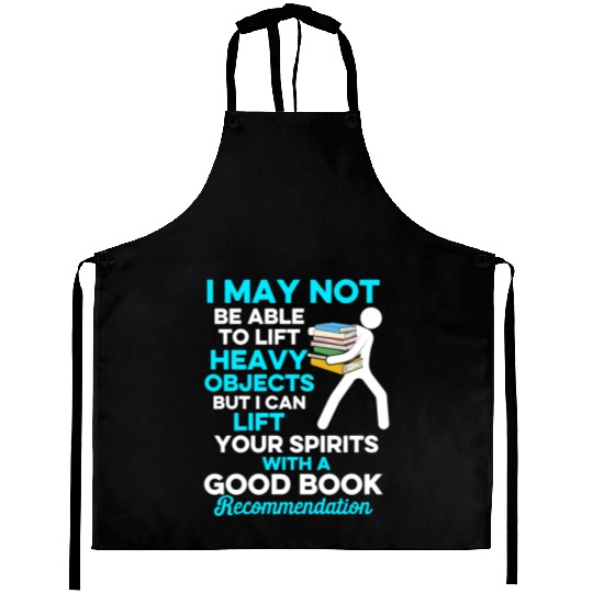 Librarian Bookworm Book Nerd Reading Library Aprons