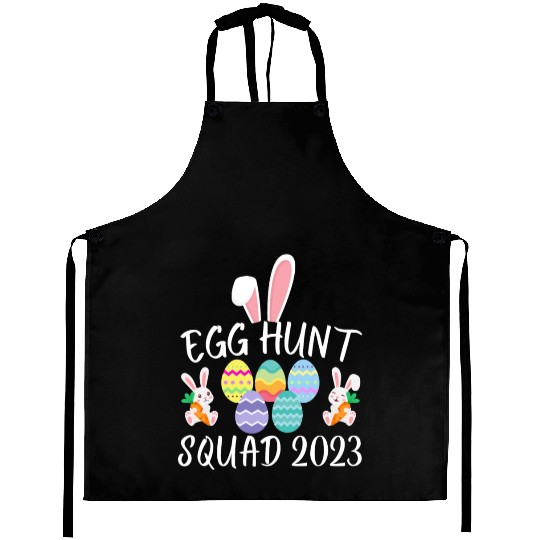Egg Hunt Squad 2023 Egg Hunt Funny Easter Day 2023 Aprons