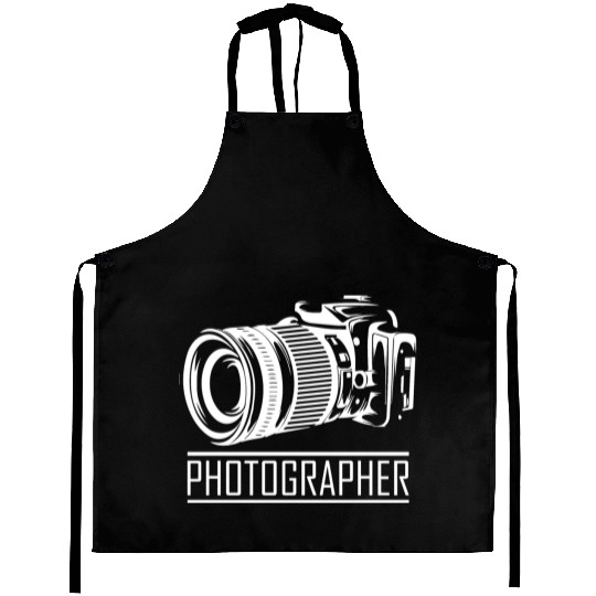 Funny Camera photography quote gift Aprons
