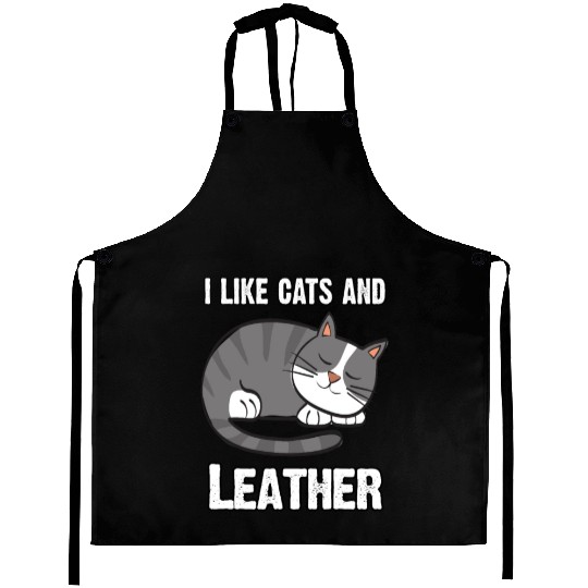 I Like Cats And The Skin - I Love Cats Aprons