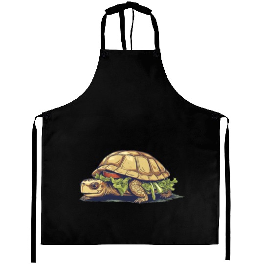 Turtle Sandwich Sticker n' Aprons Version