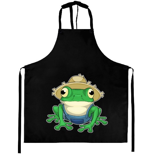 Frog Farmer Hat Aprons