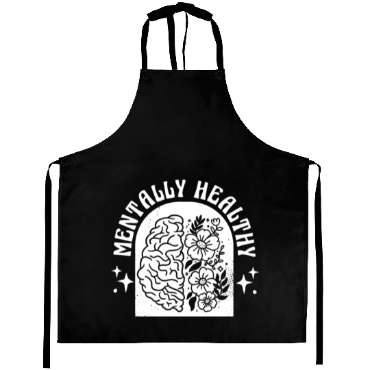 Psychology Psychologist Flowers Aprons