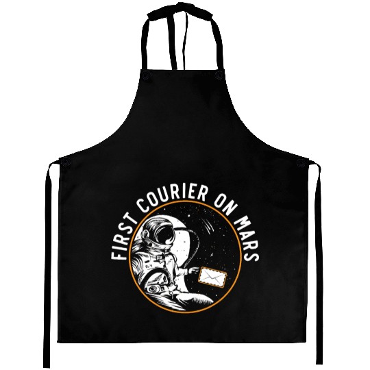 First Courier On Mars Postal Worker Mail Escort Aprons