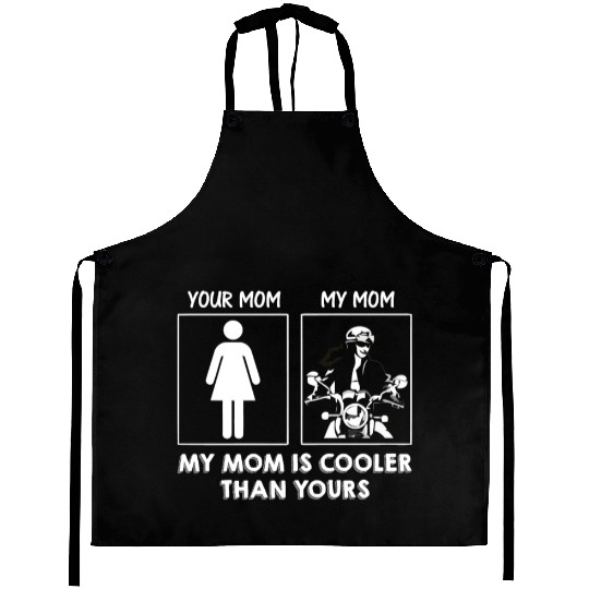 MY MOM Love Motorcycle Aprons