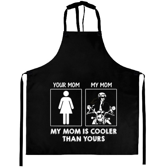 MY MOM Love Motorcycle Aprons