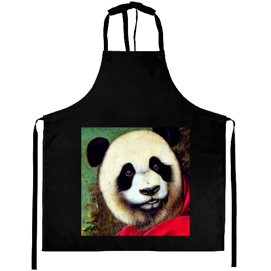 Renaissance Panda Aprons