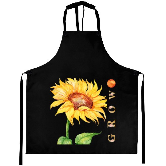 Natural Growth of Sunflower Lovers, Summer Spring Aprons