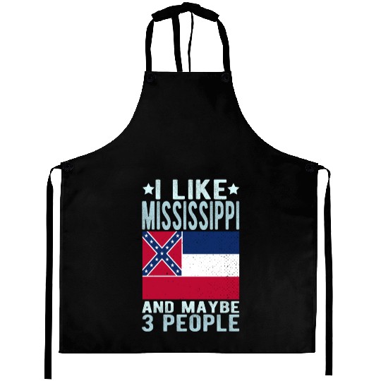 Mississippi Flag US State Aprons