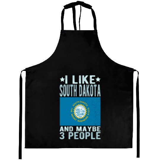 South Dakota Flag US State Aprons