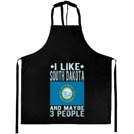 South Dakota Flag US State Aprons