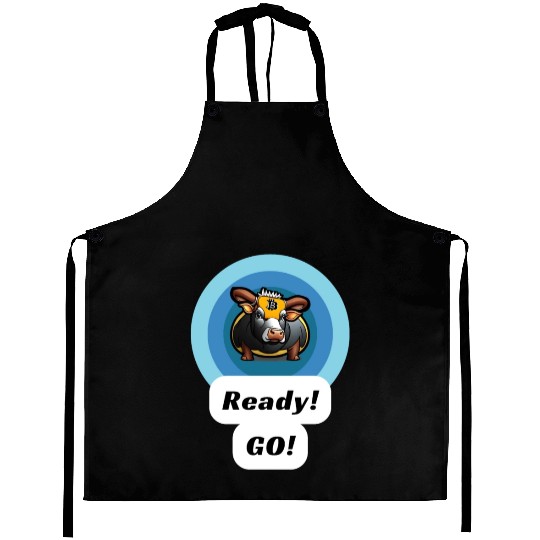 Bitcoin Ready Go Aprons