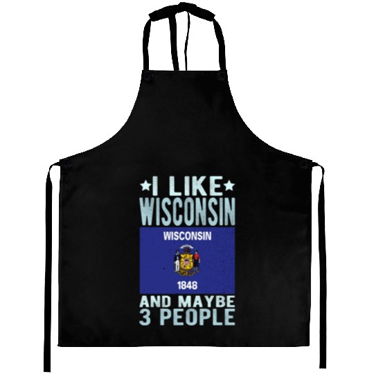 Wisconsin Flag US State Aprons