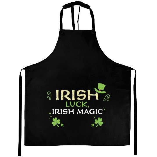 Irish luck, Irish magic Aprons