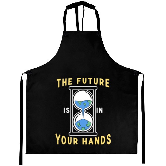 Earth Hour Time Environmentalist Save The Planet Aprons
