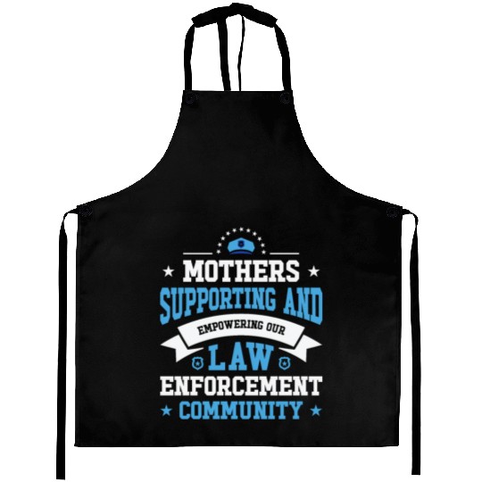 Police Mothers Day Cop Officer Law Enforcement Aprons