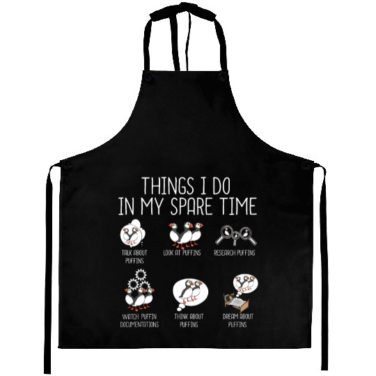 Funny Atlantic Puffin Bird Lover Women Puffin Aprons