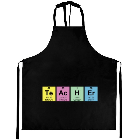 Science Teacher Chemical Elements Aprons