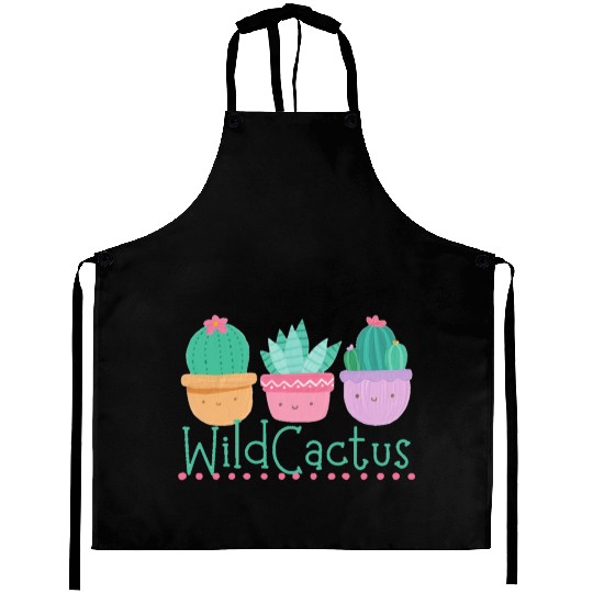 Wildflowers and cactus Aprons