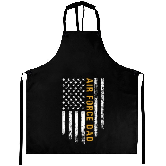 USA Flag Air Force Dad PILOT Aprons