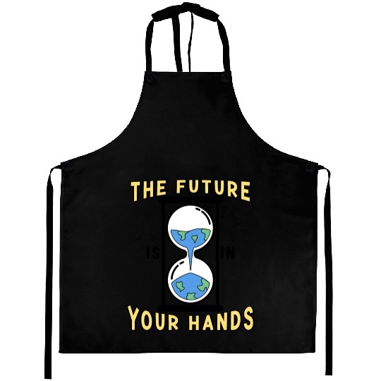 Earth Hour Time Environmentalist Save The Planet Aprons