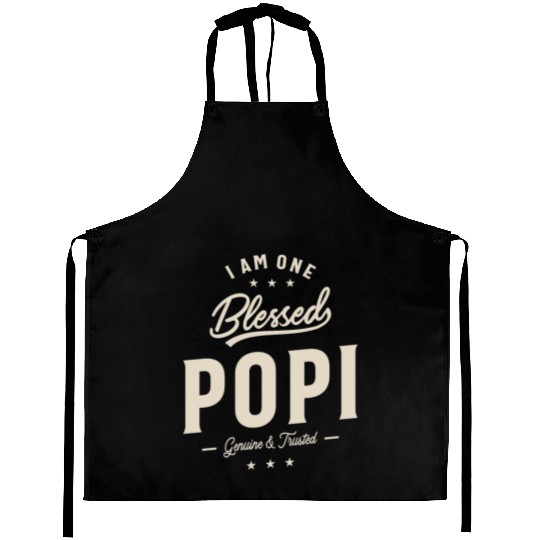 I Am One Blessed Popi - Dad and Grandpa Aprons