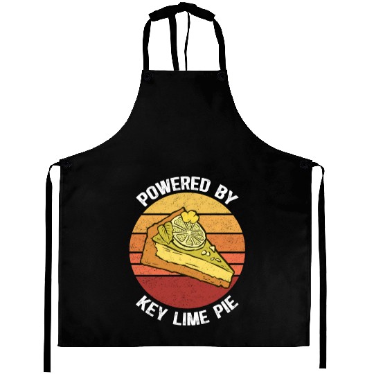 Powered By Key Lime Pie Pies Lover Aprons
