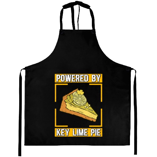 Powered By Key Lime Pie Pies Lover Aprons