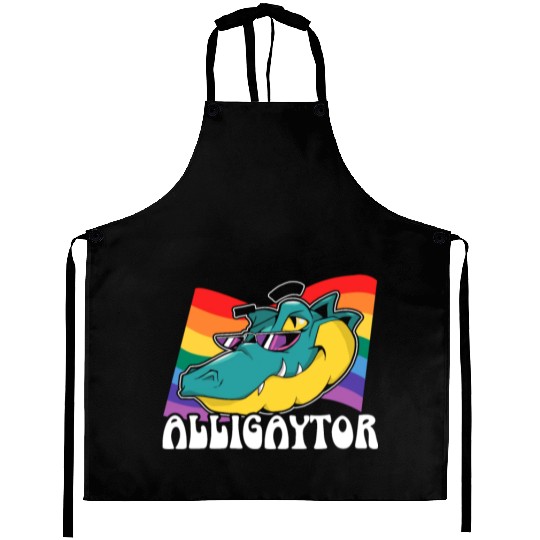 Gay Rights Rainbow Pride Month LGBTQ Gay Pride Aprons