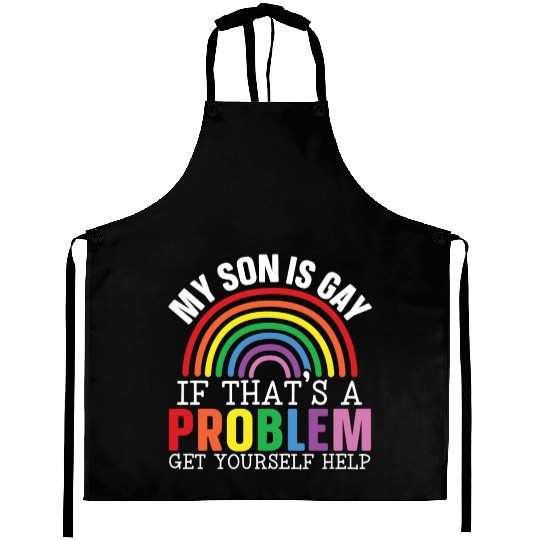 Gay Rights Rainbow Pride Month LGBTQ Gay Pride Aprons