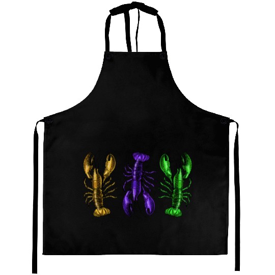 Lobster Mardi Gras Aprons