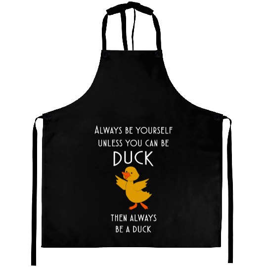 Duck Lover Quote Aprons