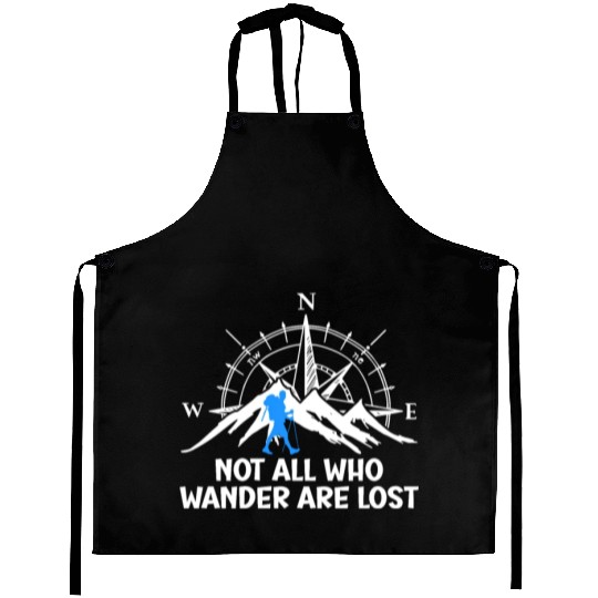 Hiker funny Wanderlust Mountaineer Hiking Aprons