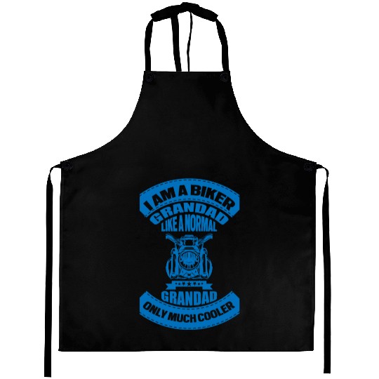 I M A BIKER GRANDAD LIKE A NORMAL GRANDAD Aprons