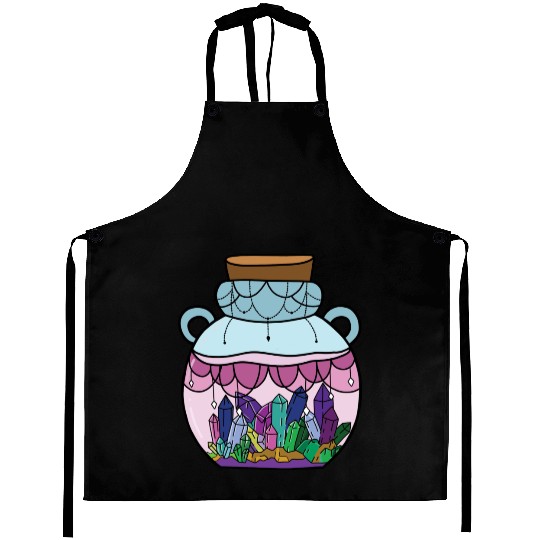 Ornate Crystal Jar Aprons