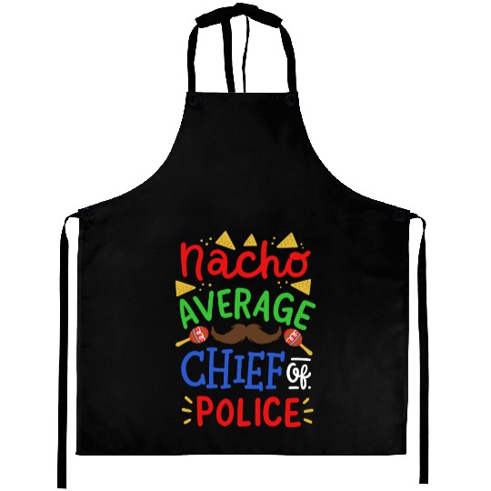 Chief Police Cinco De Mayo Aprons