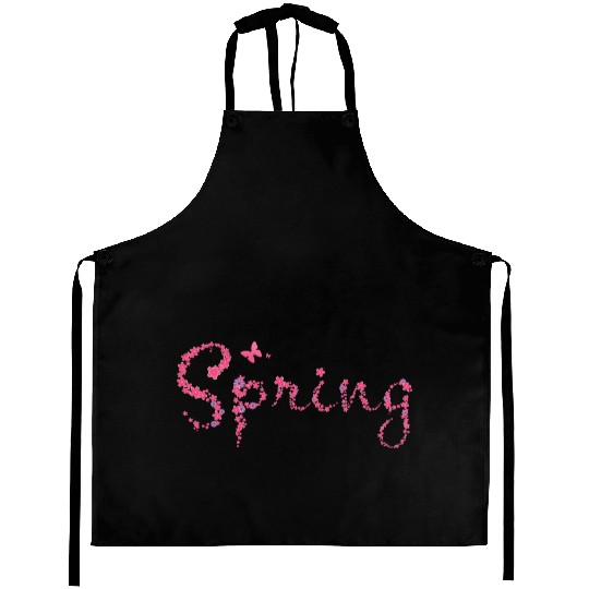 Spring Blooming Flowers Aprons