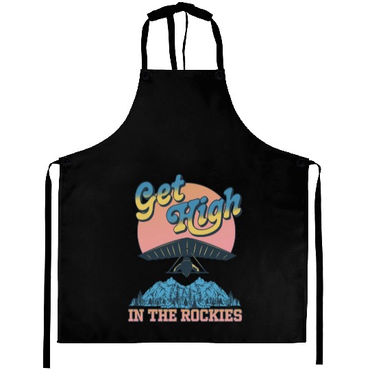 Get High in the Rockies Aprons